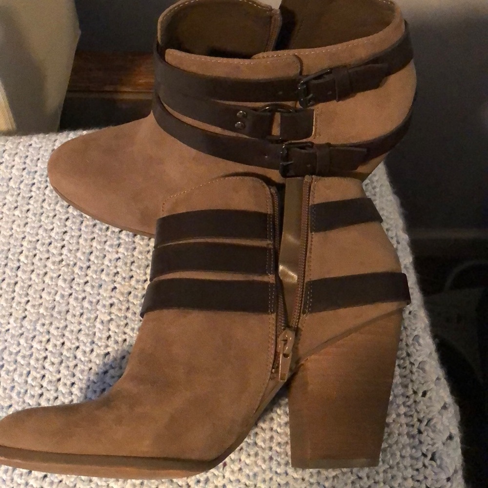 Carlos booties with buckles. Size9. Gently worn.